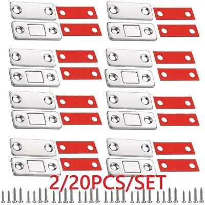 £4.49 • Buy 20pc Strong Magnetic Catch Latch Ultra Thin For Door Cabinet Cupboard Closer