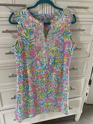 Barbara Gerwit Vintage Embroidered Sleeveless Dress  Size Large • $50