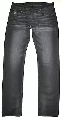 J Brand Men's Kane Asphalt Black Coated Slim Straight Jeans Sz 32 X 33.5 AWESOME • $67.49