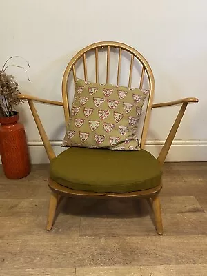 £250 • Buy Ercol Blonde Windsor Tub Chair Model 470 Mid Century Vintage