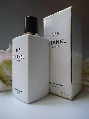 CHANEL No5 Bath Shower Gel Luxury Highly Perfumed 200ml Rare Sealed Nr Mint Box • £142.80