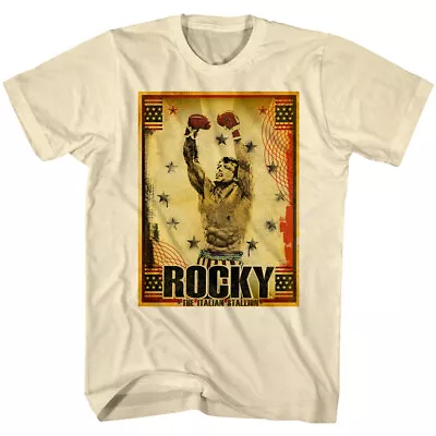 Rocky Balboa USA Champion Victory Men's T Shirt Sly Stallone Boxing Legend Fight • $24.50