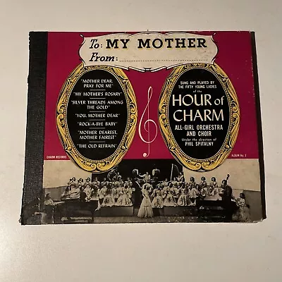 10  78 RPM Record Set-Hour Of Charm All Girl Orchestra And Choir Album No. 2 • $10