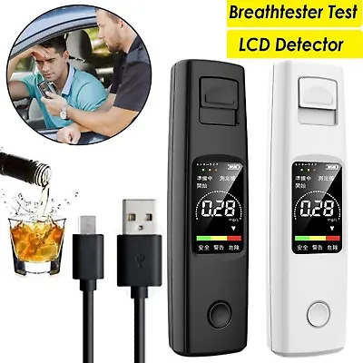 Alcohol Breathalyser Breathtester LCD Portable Digital Personal Breath Tester AU • $25.99