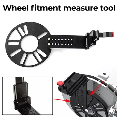 Wheel Fitment Offset Tool Measurement Gauge Hub Tool For 4 Or 5 Lug Bolt Pattern • $35.99