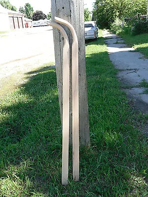 Set Of #1 Wood Oak Walking Plow Replacement Handles Horse Drawn   • $39.95