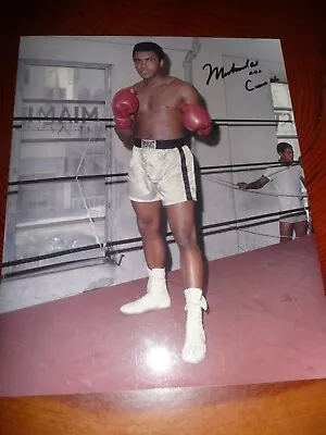 Boxing! Muhammad Ali A.K.A. Cassius Clay Signed Photo. • $295