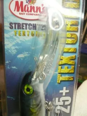 Manns T25-11 Textured Stretch 25+ Floating/Diving.. Trolling  Sardine..Lure 8  • $19.99