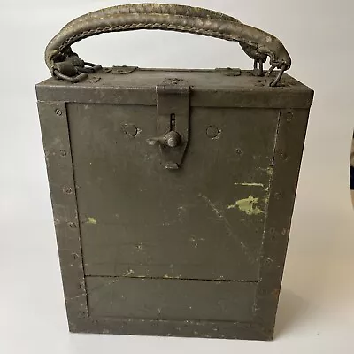 Italian WWII Breda M37 Machine Gun Feed Strips Carry Case Military Box Only • $69.99