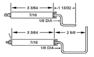 Crown 40264 Flame Rod And Electrode Kit For Wayne HSG200 HSG400 EHG Burners • $29.55