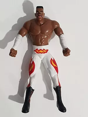 WCW NWo Bend N Flex Wrestler Booker T Bend-Ems Figure WWE WWF Mint • $35