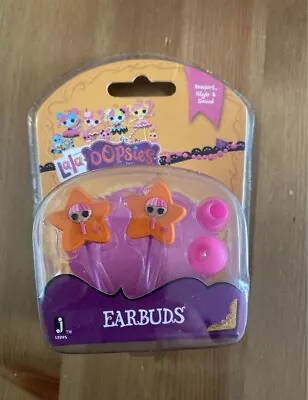 LaLa Oopsies Orange Star Shaped Earbuds Headphones Jazwares New • $11.99