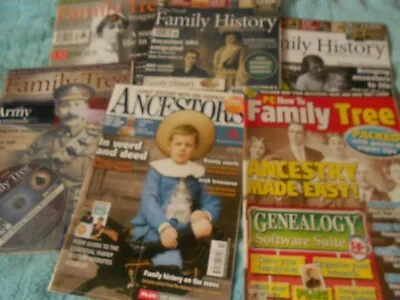 Bundle Of 6  Family  History   Magazines   -  2005  2006   • £3.50