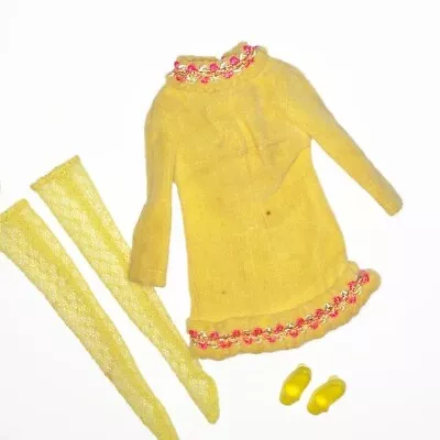 VINTAGE BARBIE Stacey MOD YELLOW MELLOW #1484 Complete Outfit VGC 1969-70 RARE • $65