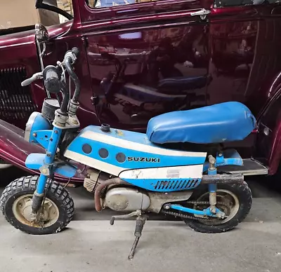 VTG 1972 Suzuki Trail Hopper Mini-Bike MT50 BARN FIND Non-Running/Motor Is Free • $1175