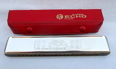 Vintage M Hohner 2409/40 Echo Tremolo Harmonica Key Of C Germany Nice & Clean • $75