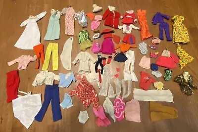 Lot 60+ Pcs Barbie Clothes 1960s-70s Mattel Vintage • $16.50