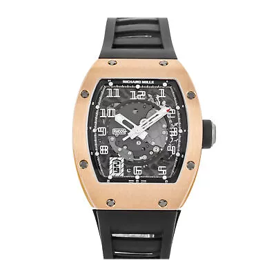 Richard Mille RM005 Automatic Rose Gold Mens Strap Watch RM005 AE PG • $129950