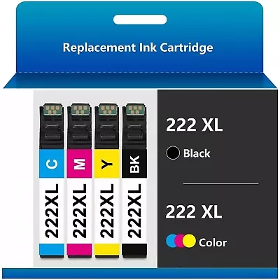 T222 XL 222XL Ink Cartridges For Epson Expression XP-5200 WorkForce WF-2960 • $30.98