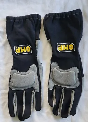 OMP K. Maestro Karting Gloves Size Large Black • $38.99