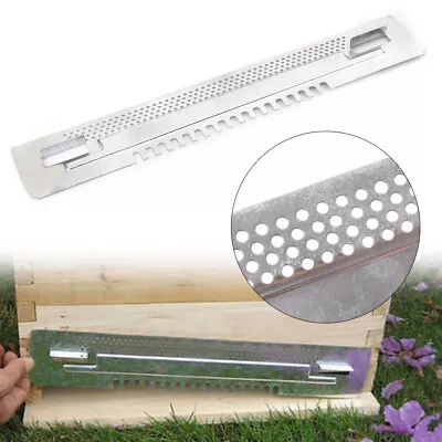 Beekeeping Sliding Travel Gates Bee Hive Mouse Guard Zinc Plated Beekeeping Tool • $27.37
