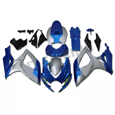 SM Injection Blue ABS Plastic Fairing Fit For  2006-07 GSXR 600 750 A0124 • $439.99