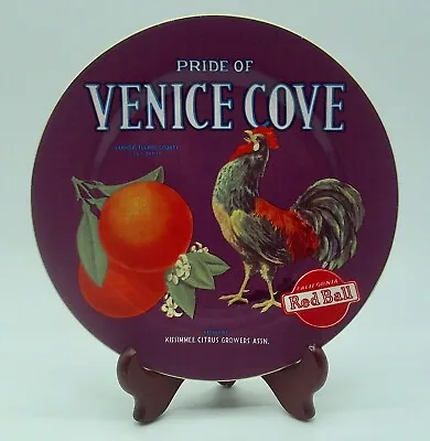 Oneida Vintage Label Collection 8  Plate Venice Cove Rooster Design • $7.99