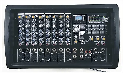 4500 Watts 8 Channel Professional Powered Mixer Power Mixing Amplifier Amp BM55 • $229