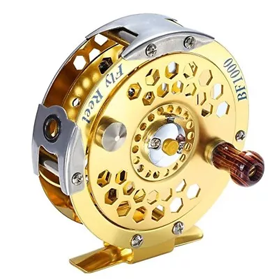 BF1000a Gold Fly Fishing Reel 7/8 Weight Line Trout • $13.99