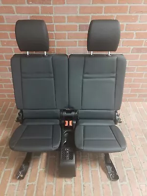 07-13 Bmw X5 E70 Lci Suv 3rd Third Row Seat W/ Center Console Leather Black Oem • $199.99