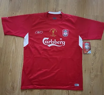 £40 • Buy Liverpool FC Champions League Istanbul Final Reebok Shirt Large
