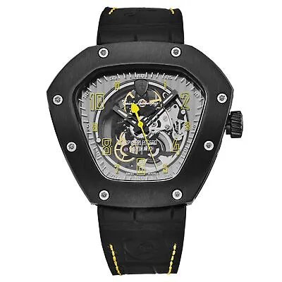 Tonino Lamborghini Men's 'SPYDERLEGGERO' Skeleton Dial Automatic Watch TLF-T06-3 • $2351.85