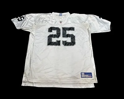 Vintage Reebok  Oakland Raiders Charlie Garner #25 Jersey Size Men’s 2XL • $32