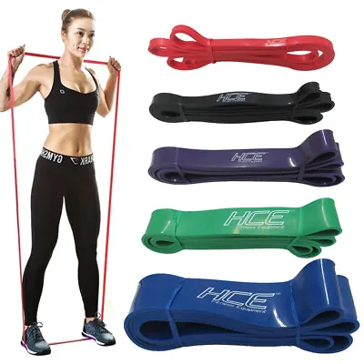 Thick Long Strength Band Resistance Band Exercise Training Loop Chin Up Stretch • $104.50