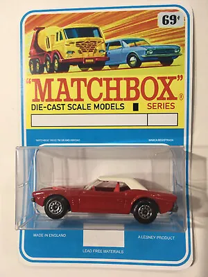 Matchbox Lesney Phantom #9 Superfast Custom Dodge Challenger  Red Blister Pack. • $39.95