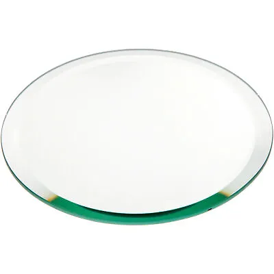 Plymor Round 5mm Beveled Glass Mirror 6 Inch X 6 Inch • $9.89