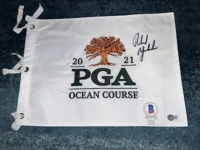 Phil Mickelson Signed Official 2021 PGA Championship Flag Ocean Course BAS #2 • $699.99