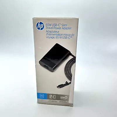 HP 65w USB C Slim Travel Power Adapter New Open Box Genuine Original • $29.66