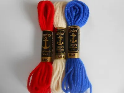 Anchor Tapestry Wools Union Jack Colours • £3.75