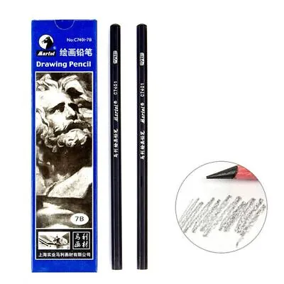3B 4B 5B 6B Hard Charcoal 2B Pencils HB 2H B 2B Sketch Pencils Drawing Pencils • £6.68