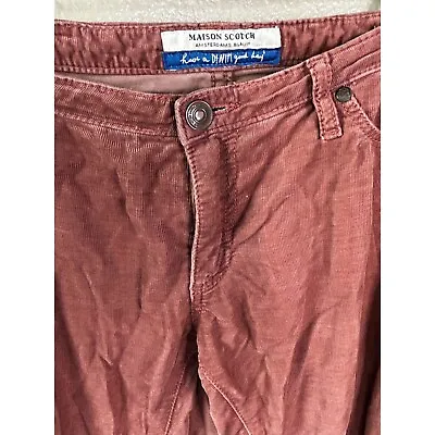 Maison Scotch Women’s La Voyage Corduroy Jeans Brown Size 28 Or Medium • $17.14