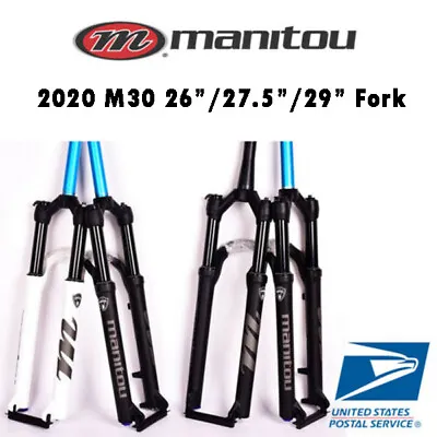 Manitou M30 Markhor 26  27.5  29  Air Suspension Fork Manual Remote 9mm QR • $239.99