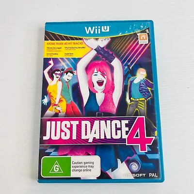 Just Dance 4 Nintendo Wii U Rated G Gaming Games • $14.99