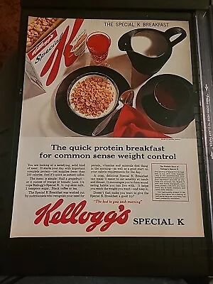 Kellogg's Special K Print Ad Advertisement 1962 10x13 • $13.66