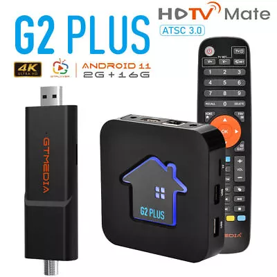 4K UHD ATSC 3.0 Digital TV Tuner USB Android Media Player Smart Converter TV Box • $46.99