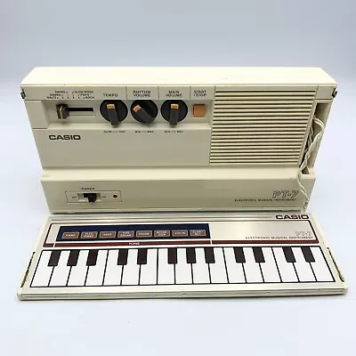 VTG Casio PT-7 Analog Synthesizer Keyboard Electronic Musical Instrument *READ* • $109.95