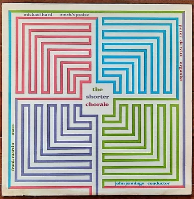 The Shorter Chorale Frank Martin Michael Hurd Vinyl LP Record Prestige 84-121 • $9.95