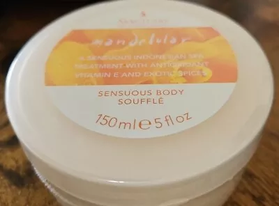 THE SANCTUARY SPA COVENT GARDEN MANDELULAR SENSUOUS BODY SOUFFLE 150ml POT NEW • £6.99