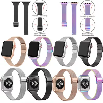 $16.99 • Buy Milanese Strap Band Apple Watch Band IWatch Series 7 SE 6 5 4 3 2 40 44 41 45mm