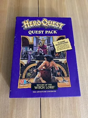 1991 HeroQuest Return Of The Witch Lord Quest Pack - Complete Tiles Unpunched! • $40